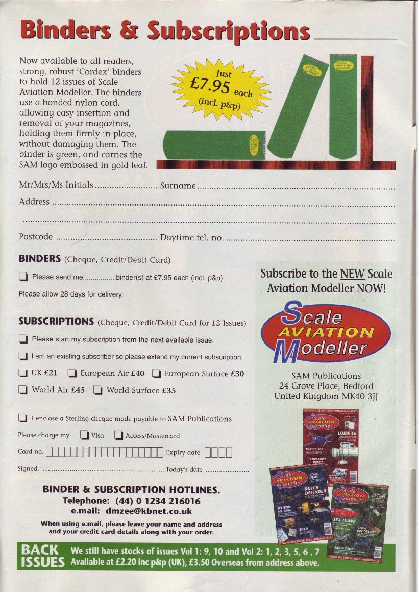 Scale Aviation Modeller International 1996-08